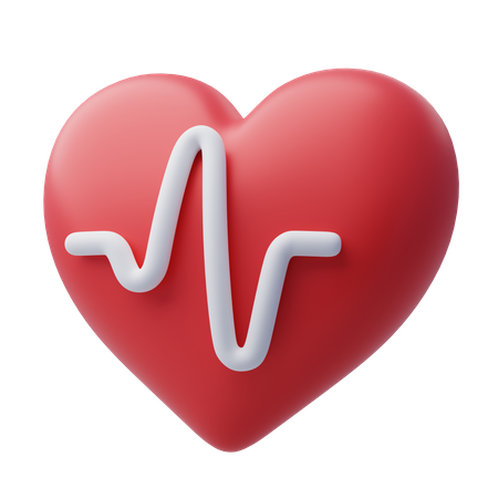 Heart Beat  3D Icon