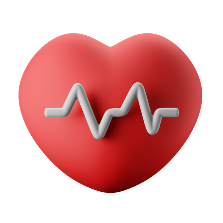 Heart Beat  3D Icon