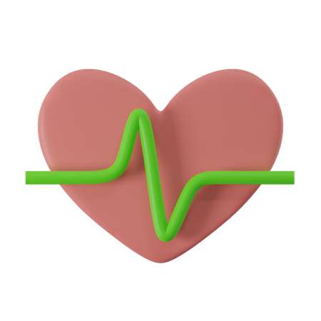 Heart Beat  3D Icon