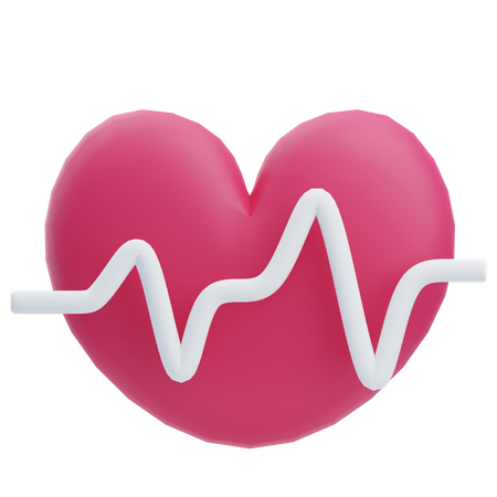 Heart Beat  3D Icon