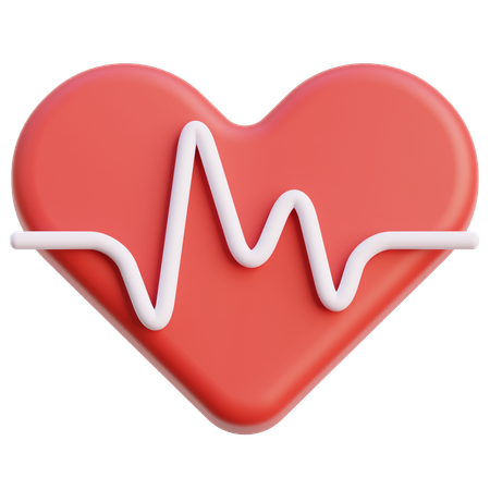 Heart Beat  3D Icon