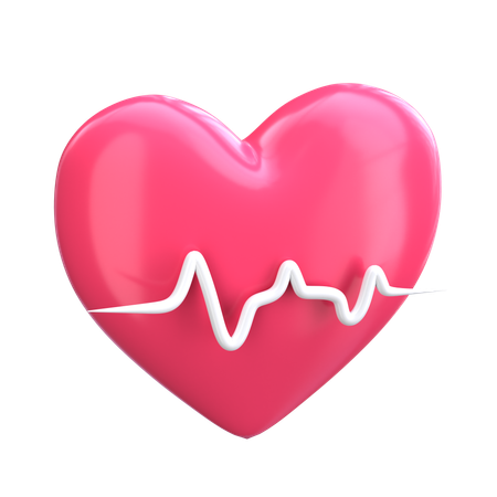 Heart Beat  3D Icon