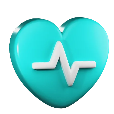 Heart Beat  3D Illustration