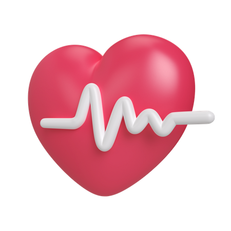 Heart Beat 3D Illustration