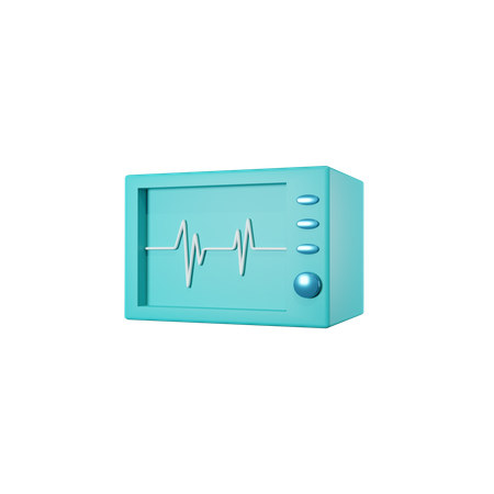 Heart bit machine  3D Icon