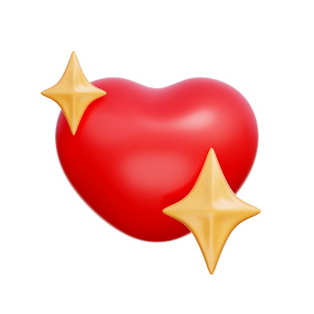 Heart Blinks  3D Icon