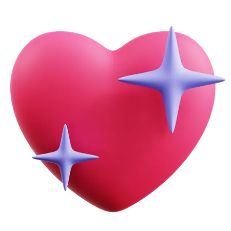 Heart Blinks  3D Icon