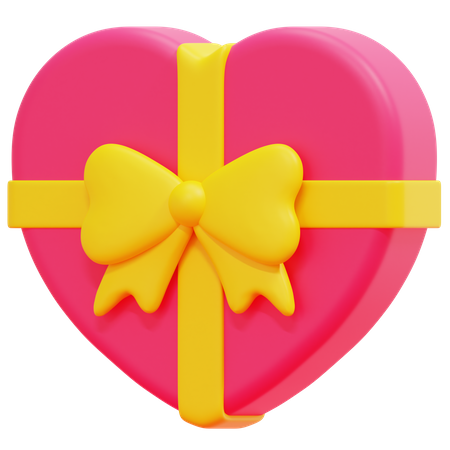 Heart Box  3D Icon