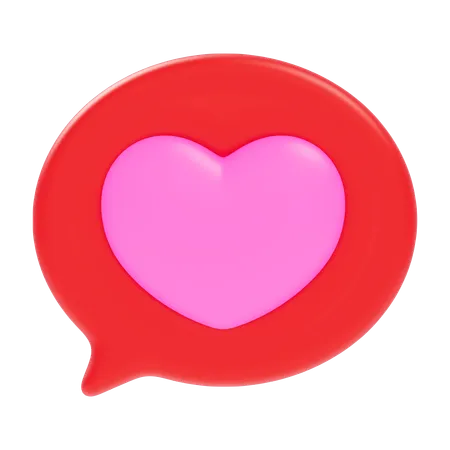 Heart Bubble  3D Icon