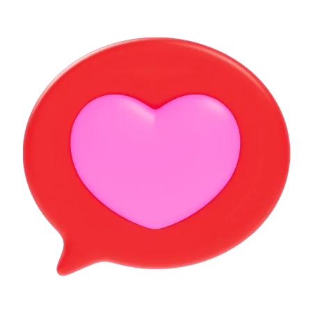 Heart Bubble  3D Icon