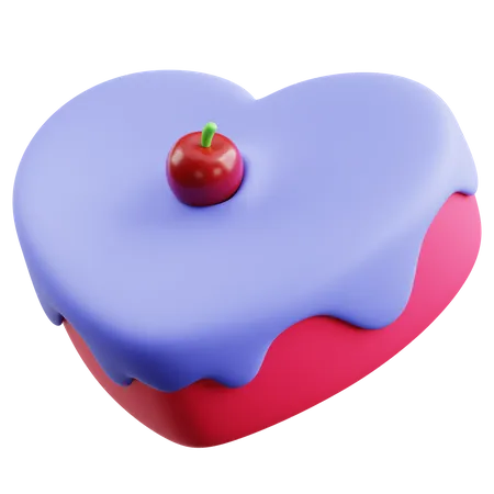 Heart Cake  3D Icon