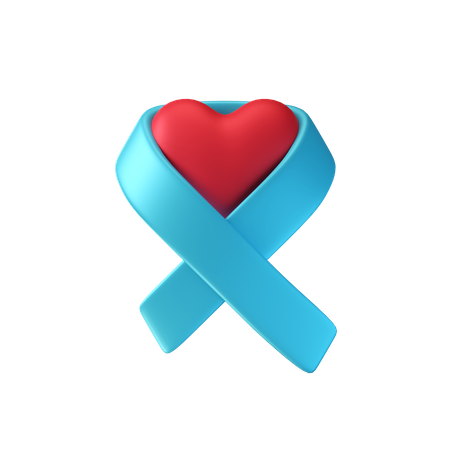 Heart Cancer Awareness  3D Icon