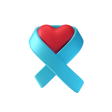 Heart Cancer Awareness  3D Icon