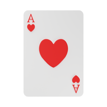 Heart Card  3D Icon
