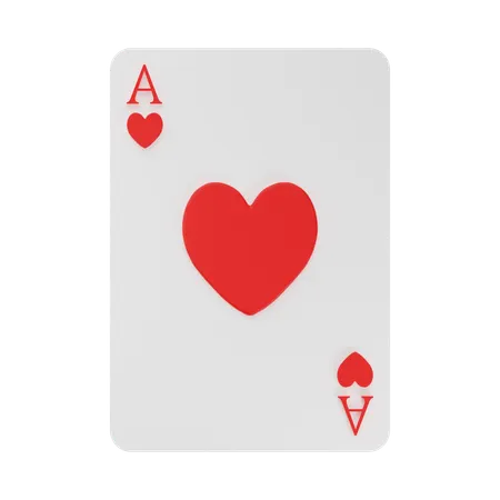 Heart Card  3D Icon