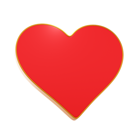 Heart Card  3D Icon