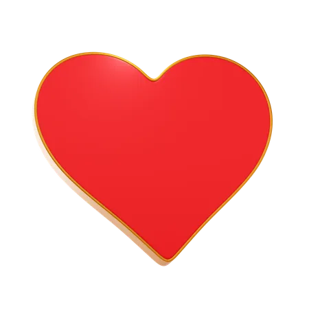 Heart Card  3D Icon