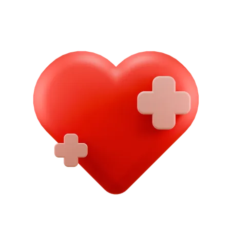 Heart Care  3D Icon