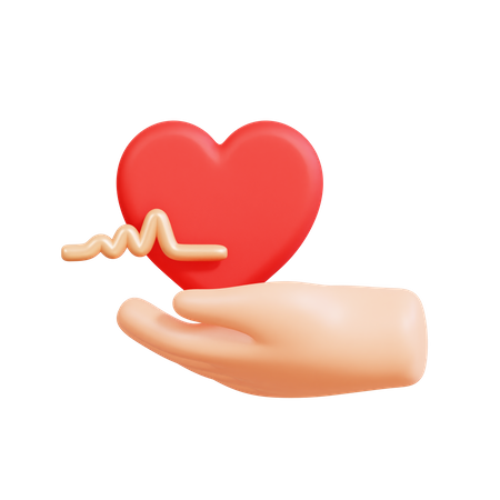 Heart Care  3D Icon