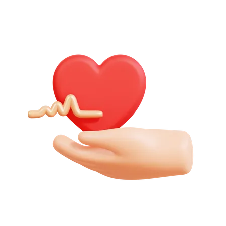 Heart Care  3D Icon