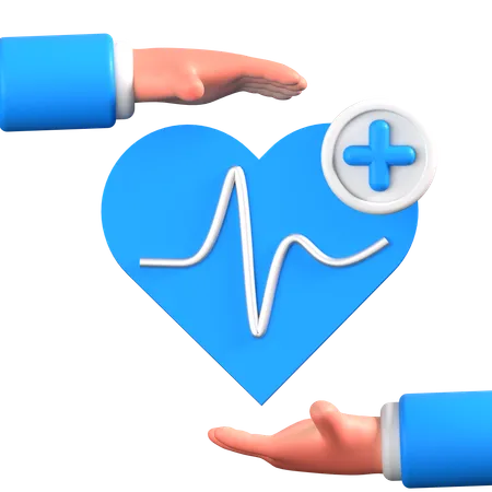 Heart Care  3D Icon