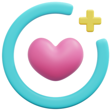 Heart Care  3D Icon