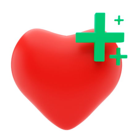 Heart Care  3D Illustration