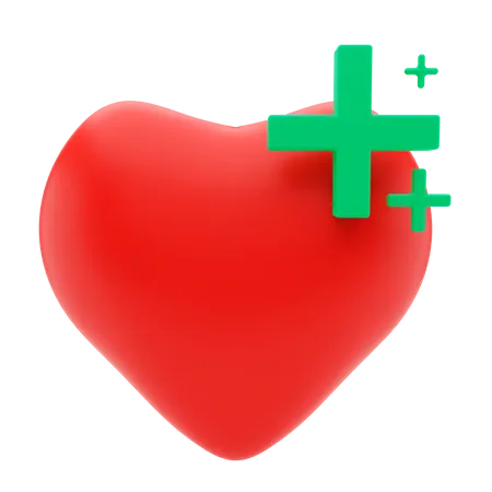 Heart Care  3D Illustration