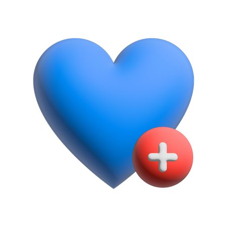 Heart Care  3D Illustration