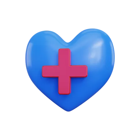 Heart care  3D Illustration