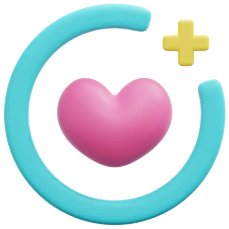 Heart Care 3D Icon