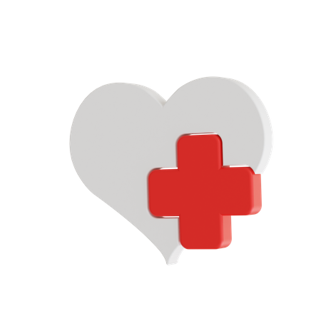 Heart Care 3D Icon