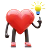 Heart Character Get Idea