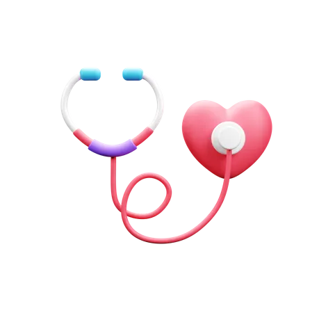 Heart Check  3D Icon