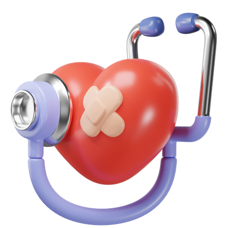 Heart Check  3D Icon