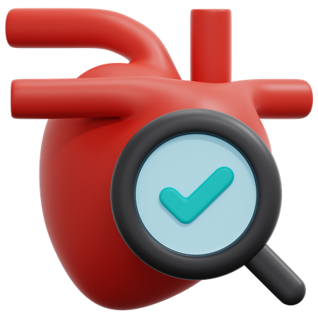 Heart Checkup  3D Icon