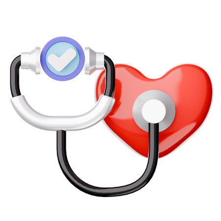 Heart Checkup  3D Icon
