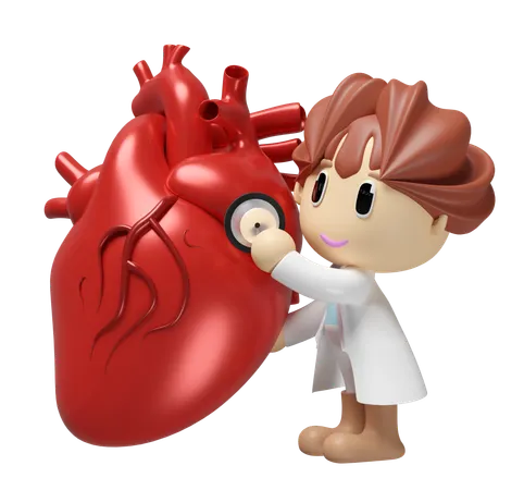 Heart Checkup  3D Icon