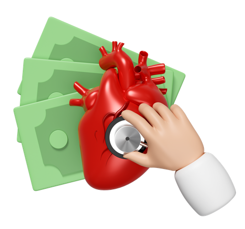 Heart Checkup  3D Icon