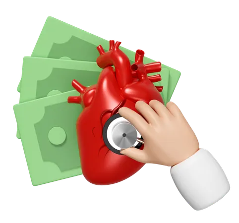 Heart Checkup  3D Icon
