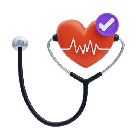 Heart Checkup  3D Icon