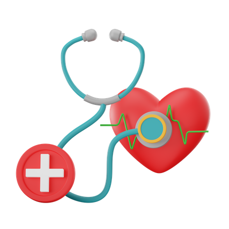 Heart Checkup  3D Icon