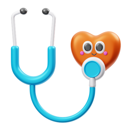 Heart Checkup 3D Illustration