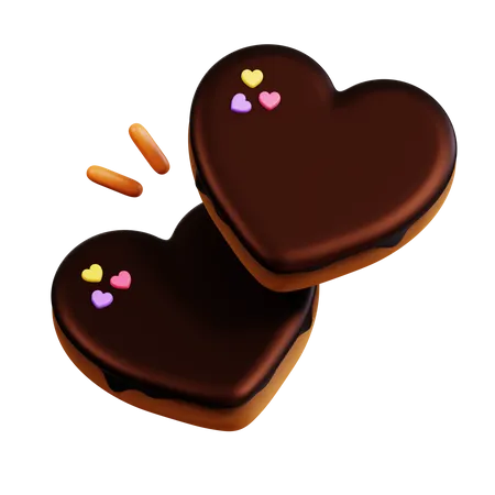 Heart Chocolate  3D Icon