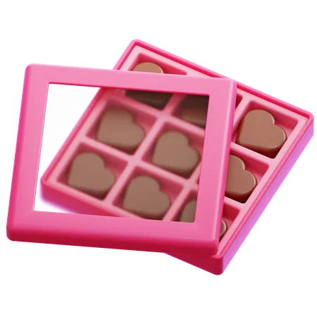 Heart Chocolate Pack  3D Icon