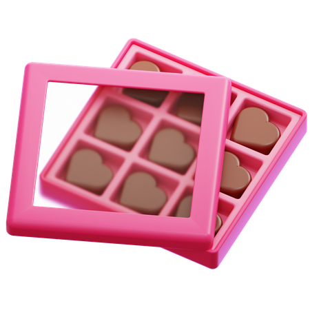 Heart Chocolate Pack  3D Icon