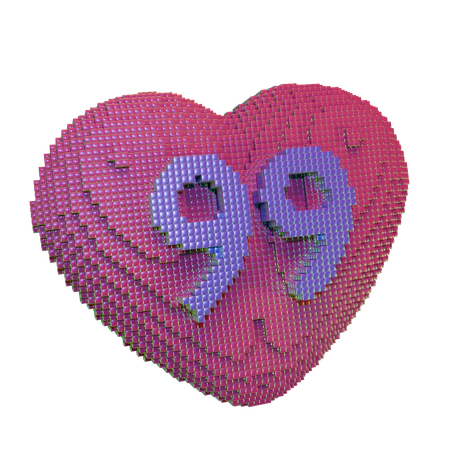Heart Count  3D Icon