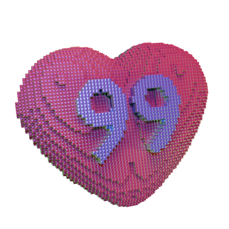 Heart Count  3D Icon