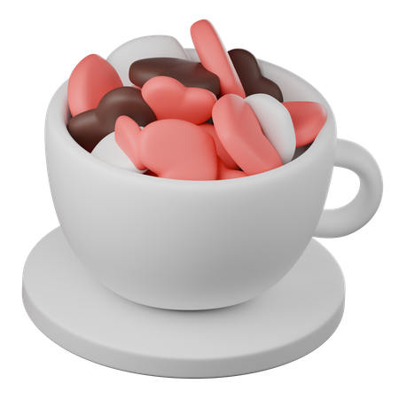 Heart Cup  3D Icon