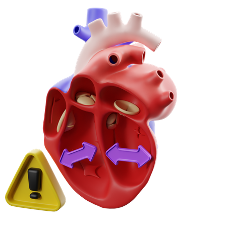 Heart Disease  3D Icon